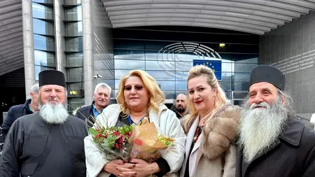 Blat cu AUR? Un preot din anturajul lui Gigi Becali, alături de Diana Șoșoacă la Bruxelles