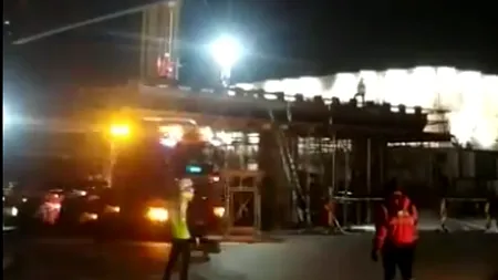 CNAIR: A fost montată prima grindă la pasajul Mogoşoaia. Cât va fi restricționat traficul (video)