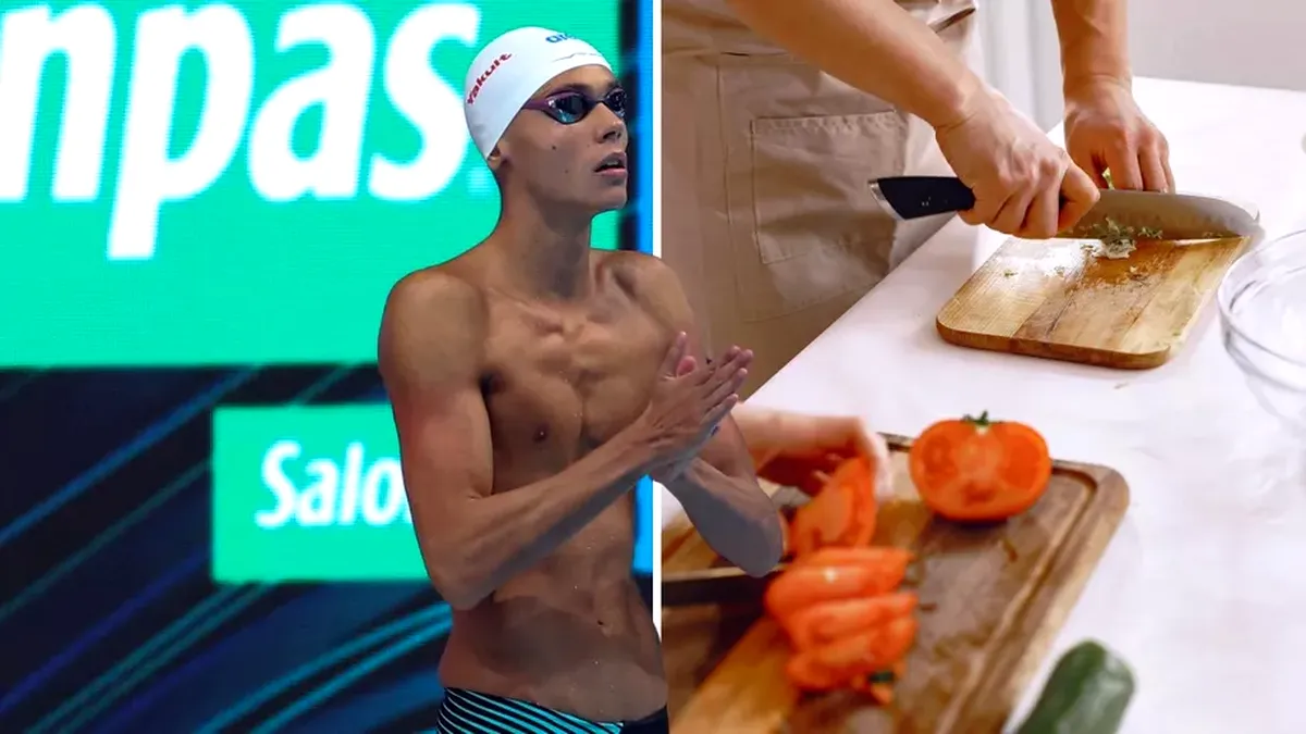 Reguli de alimentație: Dieta lui David Popovici, dublu campion mondial la înot