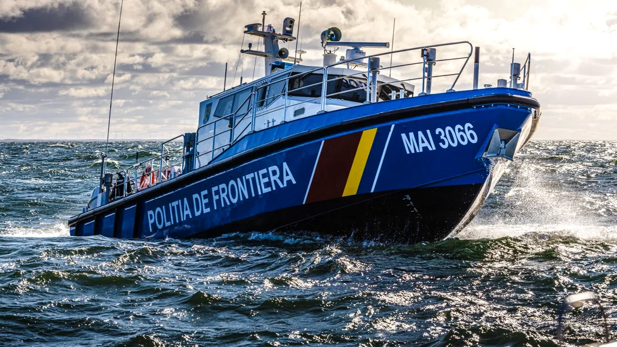 Garda de Coastă „a prins” 760 kg de pește într-un pescador „pe nașpa”