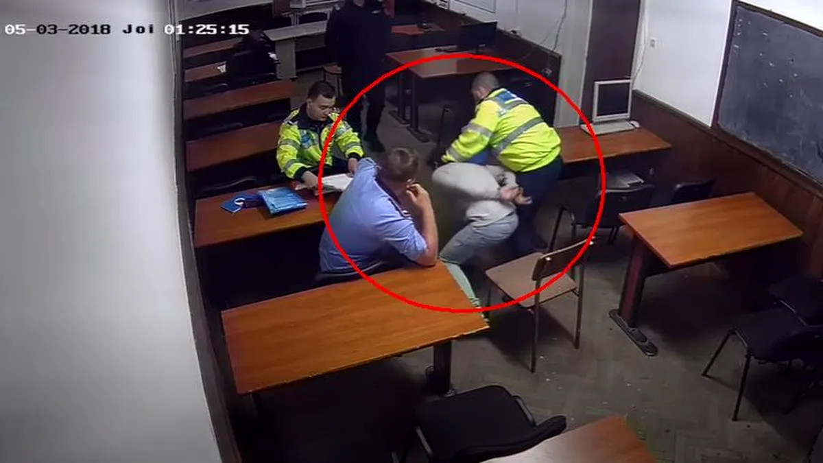 Bărbat maltratat într-o secție de poliție din Buzău! EXCLUSIV