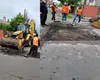 Intervenție de urgență pentru siguranța traficului rutier, pe strada Munții Carpați