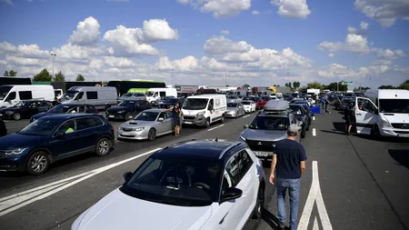 Trafic intens la frontiera Giurgiu-Ruse: 3.000 de mașini au ieșit din România în doar șapte ore