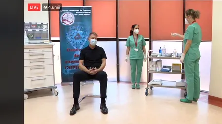 Klaus Iohannis s-a vaccinat anti-coronavirus FOTO