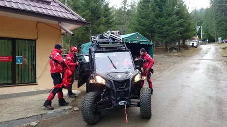 Turist grav rănit în Piatra Neamț după ce a căzut pe gheață în Masivul Ceahlău