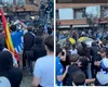 Incident șocant la derby-ul Barcelonei. O mașină a intrat peste suporteri (Video)