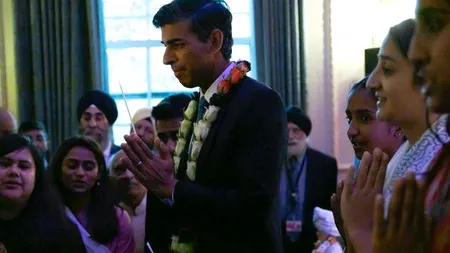 Premierul britanic Rishi Sunak sărbătorește Diwali chiar la reședința din 10 Downing Street