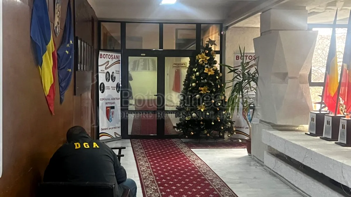 Percheziții la Consiliul Județean Botoșani, inclusiv la biroul președintelui Doina Federovici