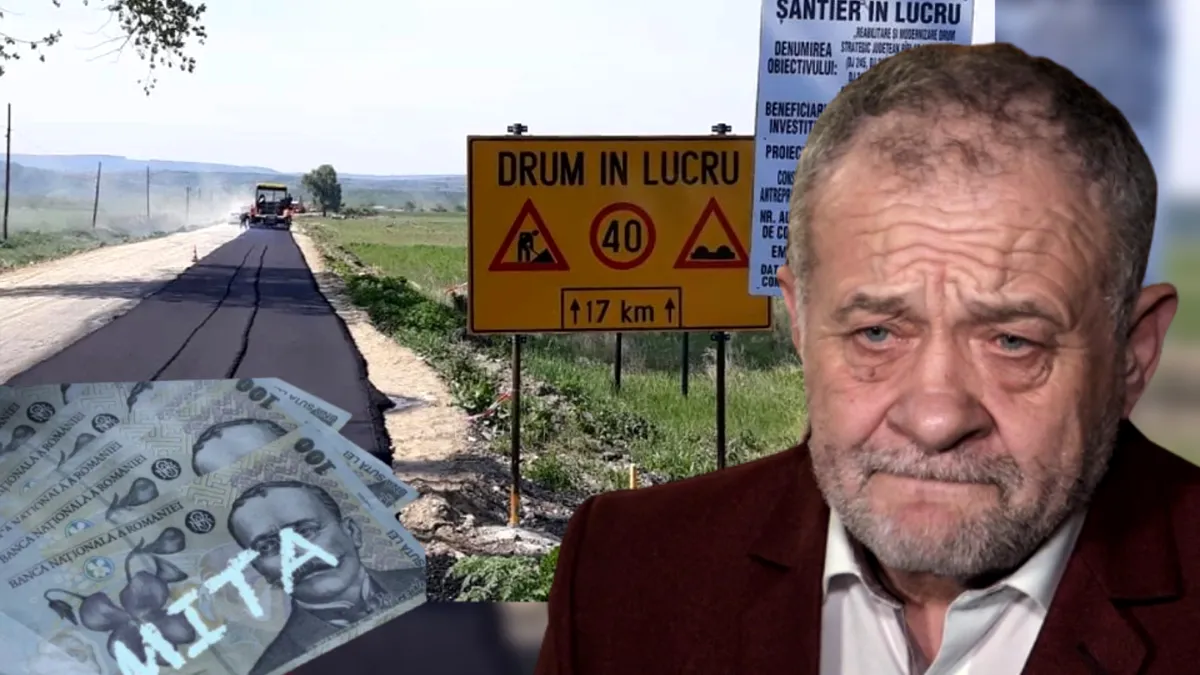 Pentru ce a luat ȘPAGA Dumitru Buzatu: Un contract de asfaltări în valoare de 220.000.000 de lei