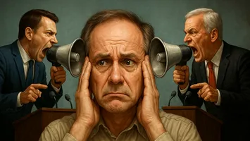 Stereofonia politică: cum ne vrăjesc simultan două voci care se contrazic