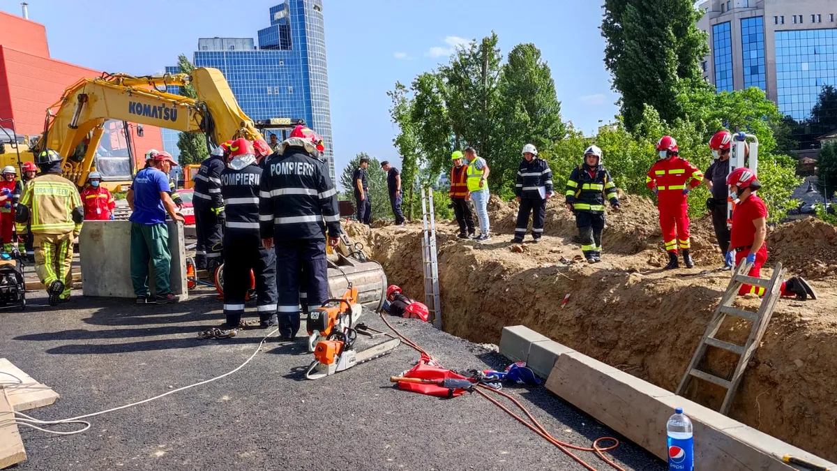Șantierul din centrul Capitalei, unde au murit luni doi muncitori, nu avea autorizație. Constructorul ține de Primăria Sectorului 3
