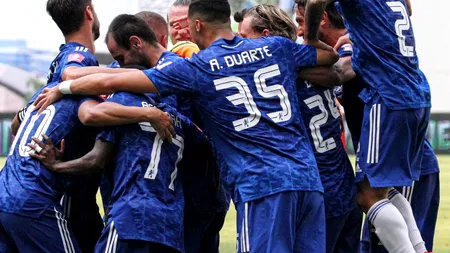 FCU Craiova 1948 - CFR Cluj 3-1, în etapa a 2-a a Superligii. Înfrângere severă suferită de campioana României (Video)