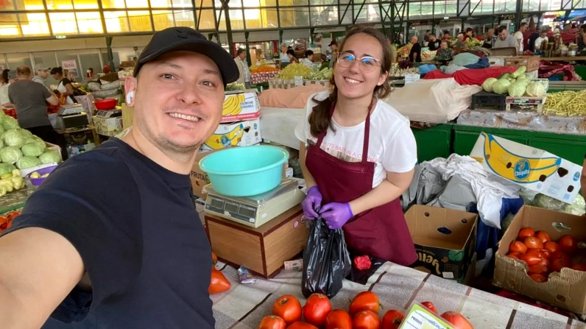 Olimpică națională, admisă de drept la Medicină, vinde roșii la tarabă, în Piața Centrală