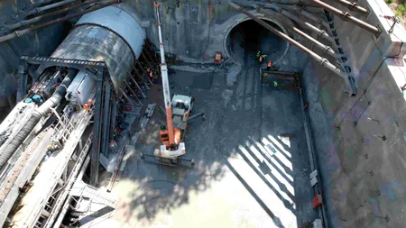 Aktor a început să sape al doilea tunel de pe secțiunea Apața-Cața a căii ferate Brașov - Sighișoara