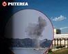 Operațiune de urgență pe Dunăre. Armata deviază cursul Dunării lângă Cernavodă printr-o detonare controlată (VIDEO)