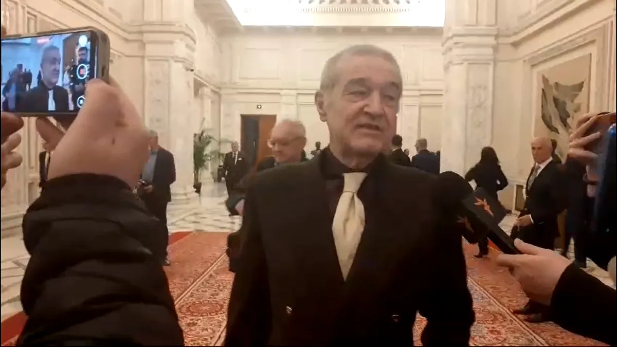 Gigi Becali în Parlament: Răspunsuri evazive despre legile pe care le va propune VIDEO