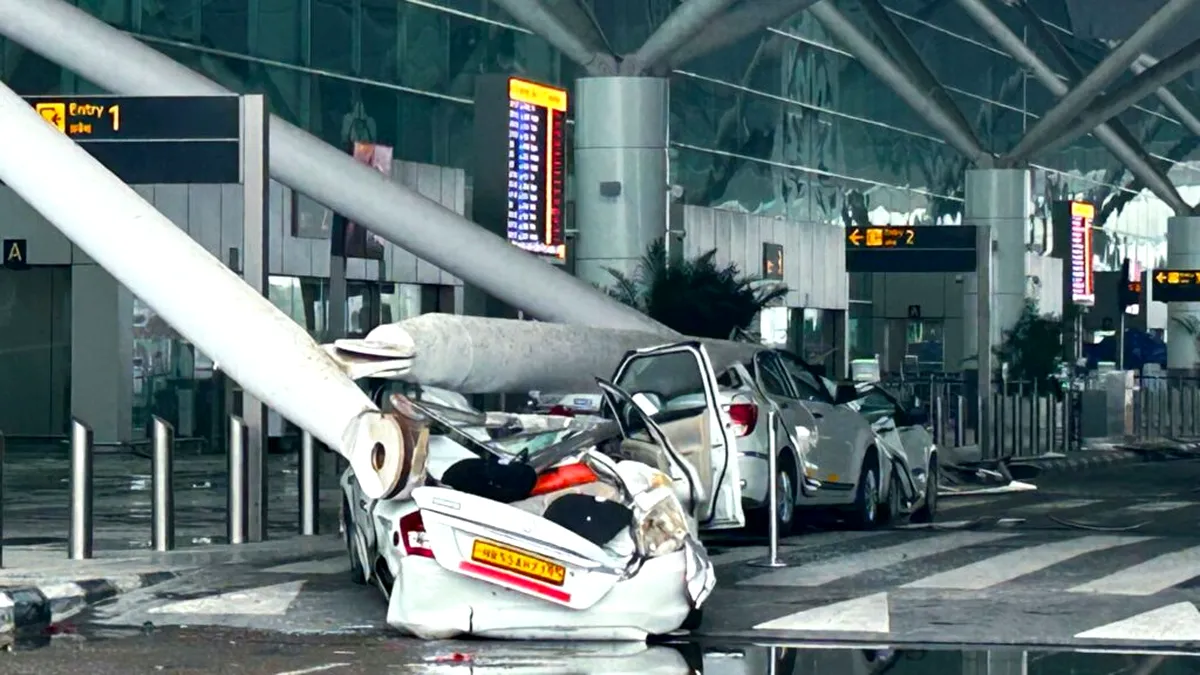 Tragedie pe aeroportul din New Delhi. Cel puțin un mort și opt răniți, după ce s-a prăbușit o parte din acoperiș