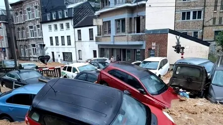 Noi inundații în Belgia, după furtuni violente