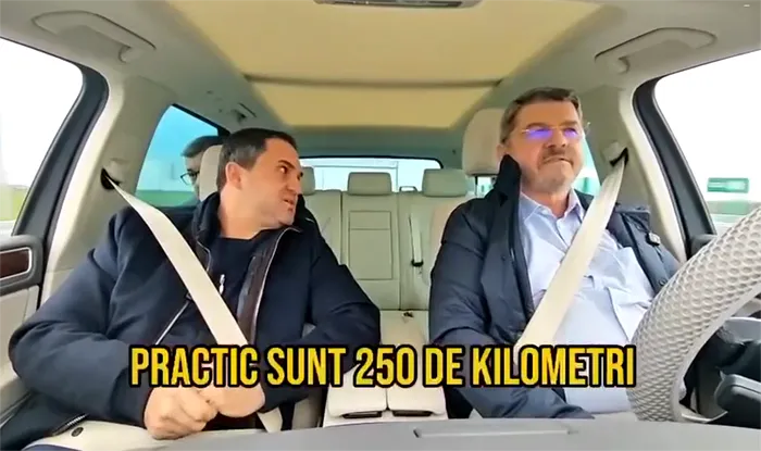 Ministrul Ciprian Șerban, „copilotul“ lui Dorinel Umbrărescu pe cei 50 km de autostradă deschiși între Focșani și Adjud