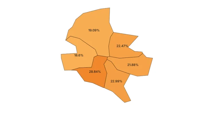 Voturile obţinute de Anca Alexandrescu, în fiecare sector