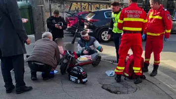 Ilan Laufer, lovit de o mașină în timp ce era pe trotinetă cu gemenii săi