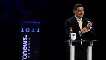 Prima dezbatere dintre Nicuşor Dan şi Simion: Catalogat drept agresiv şi cu ieşiri violente, candidatul AUR a răspuns cu un banc