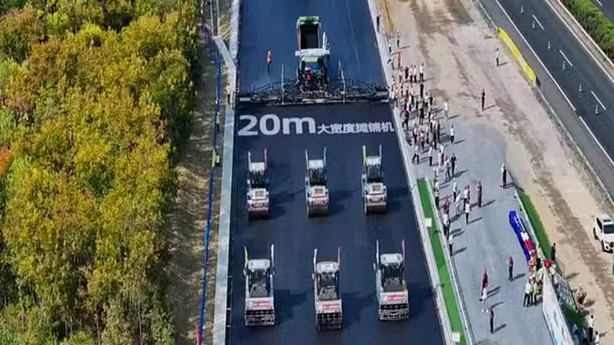 Made în China: autostrada care se întreține singură (Video)