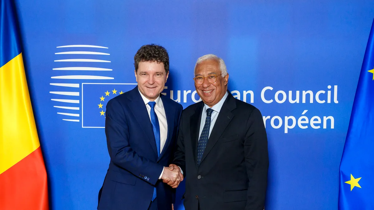 Nicușor Dan a discutat cu António Costa înaintea Consiliului European. Prioritățile României pentru summitul de la Bruxelles