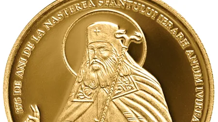 Emisiune numismatică „Sfântul Ierarh Antim Ivireanul” la BNR