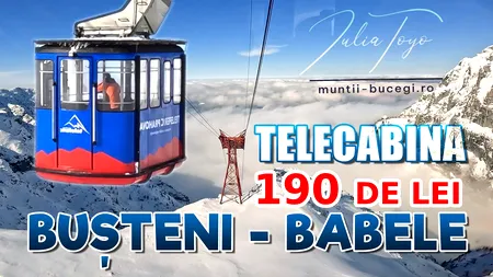 Preturi uriașe la urcarea pe Babele cu telecabina: 190 de lei de persoana. „Anul trecut era cam 60 lei”