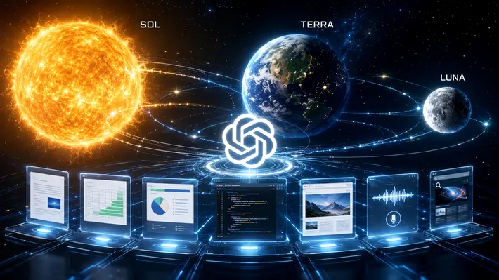 ChatGPT își construiește propriul sistem solar. Ce aduc Sol, Terra și Luna