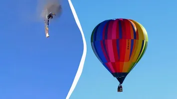 Un balon cu aer cald a luat foc și s-a prăbușit, în Brazilia: mulți morți și răniți