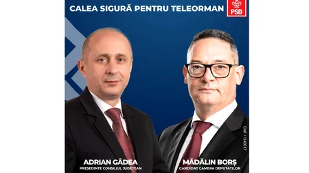 Mădălin George Borș, candidatul PSD Teleorman pentru Camera Deputaților: „Reindustrializarea - locuri de muncă sigure, bine plătite, dar și stabilitate economică”