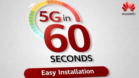 VIDEO Avantajele tehnologiei 5G în instalarea de echipamente pentru comunicații explicate în 60 de secunde de specialiștii Huawei