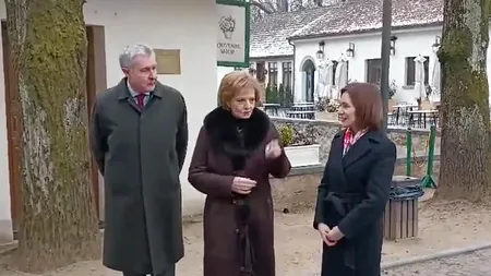 Preşedinta R. Moldova, primită de Familia Regală la Castelul Săvârşin