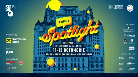 O nouă ediție Spotlight luminează centrul Capitalei: instalații multimedia și sesiuni impresionante de video mapping pe Calea Victoriei