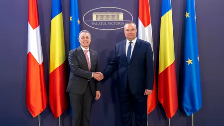 Premierul Ciucă s-a întâlnit cu președintele Confederației Elvețiene Ignazio Cassis