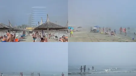 Fenomen meteo rar în plină vară: litoralul românesc, învăluit de ceață
