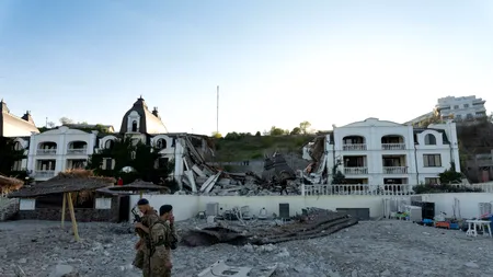 Celebrul hotel Grande Pettine din Odesa fost distrus de rachetele rusești