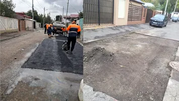 S-au finalizat reparațiile pe strada Balomir, în Sectorul 5