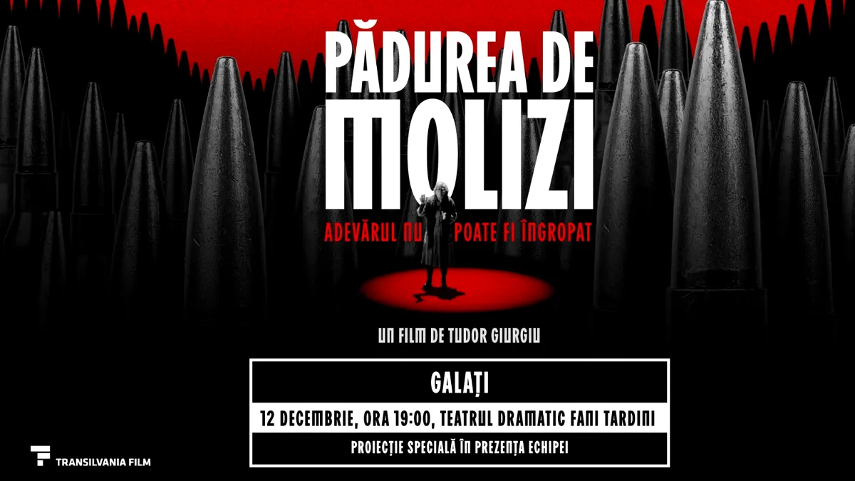 „Pădurea de Molizi”, filmul lui Tudor Giurgiu despre Masacrul de la Fântâna Albă - proiecție specială la Galați