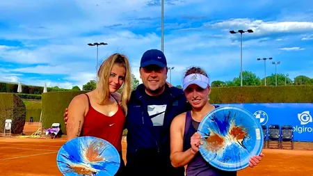 Andreea Prisăcariu, primul titlu la dublu la turneul de tenis ITF La Bisbal D'Emporda din Spania