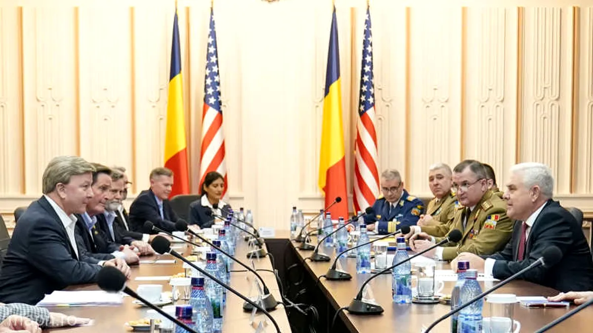 Întâlnire între Ministrul Apărării, Angel Tîlvăr, și șeful Misiunii Diplomatice SUA la București