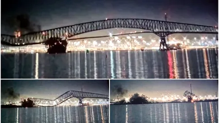 Un pod de 2,5 km din Baltimore s-a prăbubușit: Zeci de victime căutate