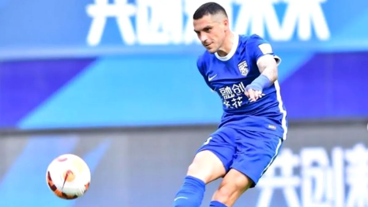 Nicolae Stanciu a oferit a șaptea pasă de gol de când s-a transferat la echipa chineză Wuhan (Video)