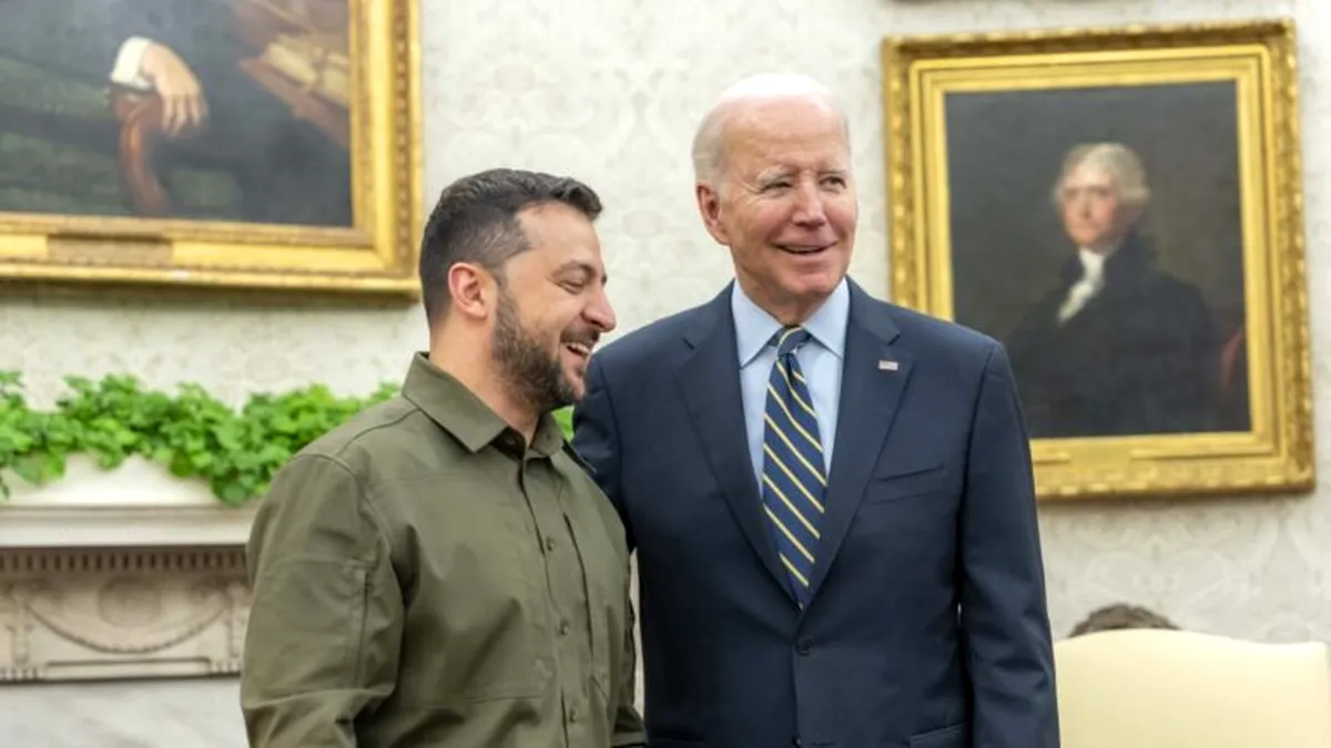 Biden anunță un nou pachet de ajutor militar pentru Ucraina și sancțiuni împotriva Rusiei