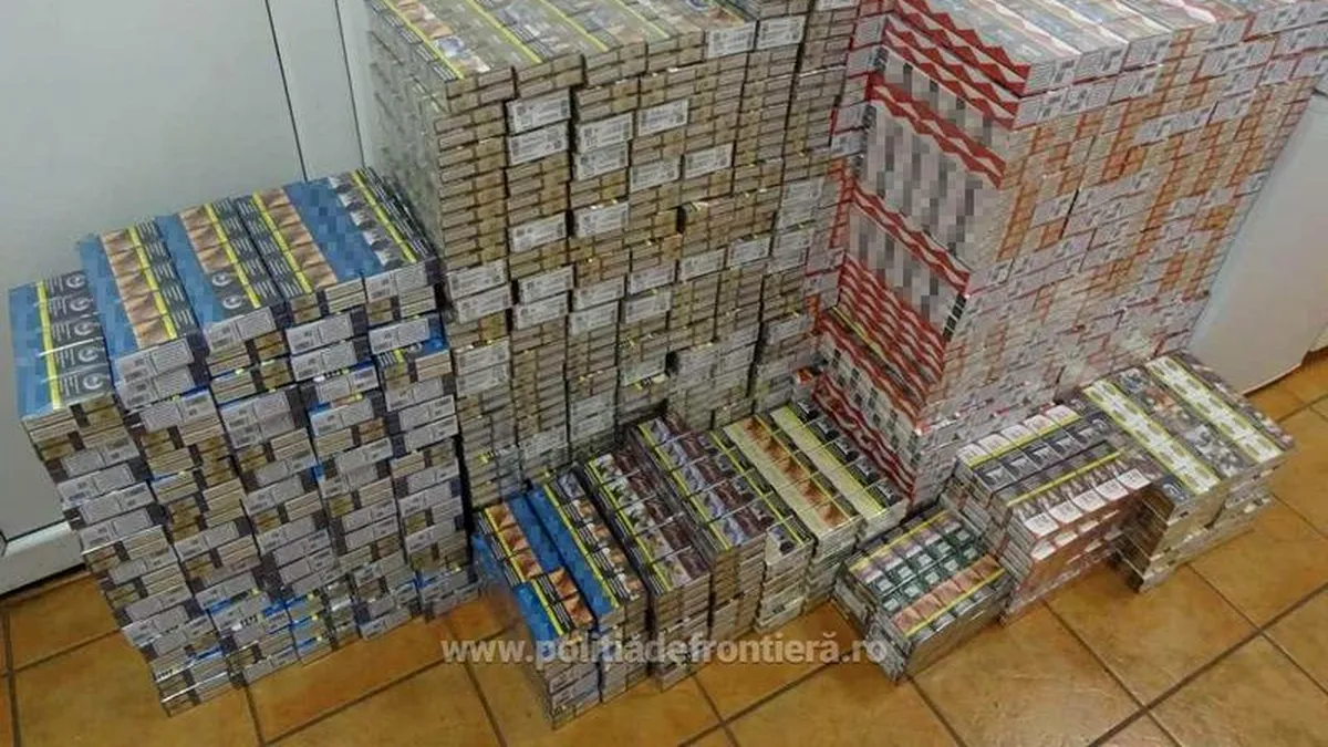 Un șofer ucrainean a fost arestat, după ce a fost prins cu țigări de contrabandă de peste trei milioane lei