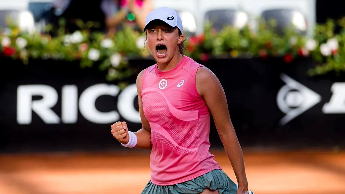 Poloneza Iga Swiatek a câștigat turneul WTA 1.000 de la Roma în fața Karolinei Pliskova