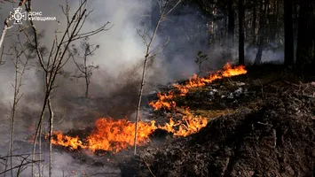 Incendiu de proporții la Cernobîl. Focul s-a extins la peste 1.100 de hectare