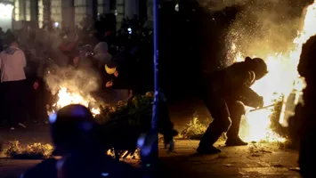 Primele persoane reținute în urma violențelor de la protestul din fața BEC